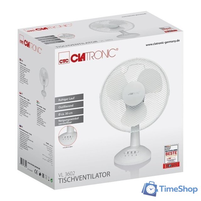 Вентилятор Clatronic VL 3602 - Изображение №6 — Интернет-магазин Time-Shop