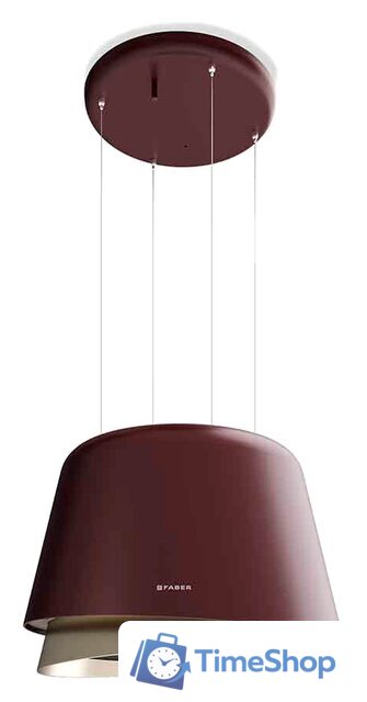 Кухонная вытяжка Faber Belle Burgundy/Gold KL 345.0615.653 - Изображение №1 — Интернет-магазин Time-Shop