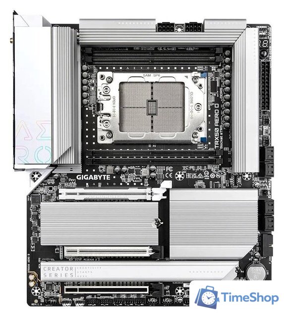 Материнская плата Gigabyte TRX50 AERO D (rev. 1.0) - Изображение №1 — Интернет-магазин Time-Shop