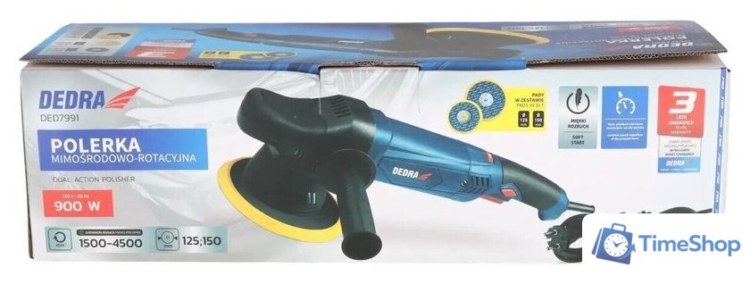 Полировальная машина Dedra DED7991 - Изображение №9 — Интернет-магазин Time-Shop