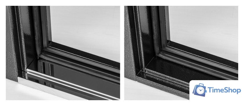 Металлическая дверь Guard Термо MG109 86x205 правая (черное серебро/белый ясень) - Изображение №12 — Интернет-магазин Time-Shop