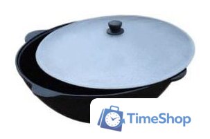 Казан Grand Metall Invest Узбекский 10 л, круглое дно - Изображение №2 — Интернет-магазин Time-Shop