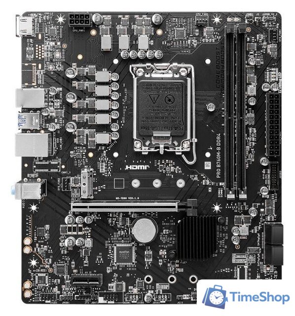 Материнская плата MSI PRO B760M-B DDR4 - Изображение №1 — Интернет-магазин Time-Shop