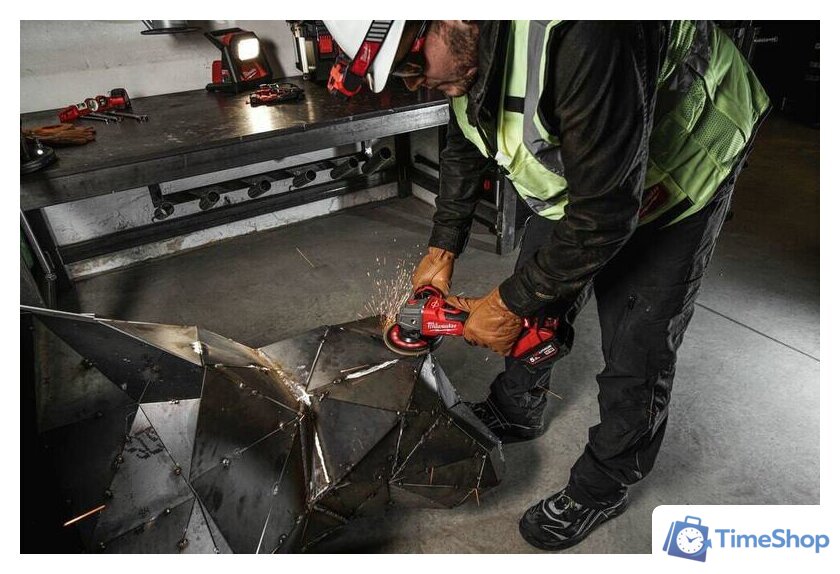 Угловая шлифмашина Milwaukee M18 FSAG125XB-0X Fuel 4933478429 (без АКБ) - Изображение №12 — Интернет-магазин Time-Shop