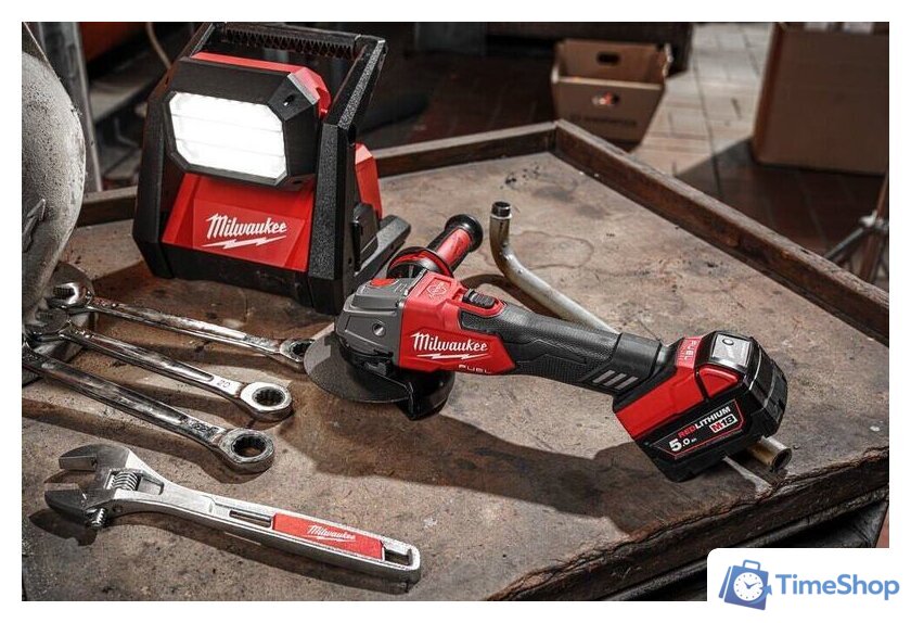 Угловая шлифмашина Milwaukee M18 FSAG125XB-0X Fuel 4933478429 (без АКБ) - Изображение №14 — Интернет-магазин Time-Shop