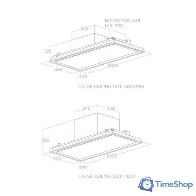 Кухонная вытяжка Elica Illusion H30 BL MAT/A/100 - Изображение №3 — Интернет-магазин Time-Shop