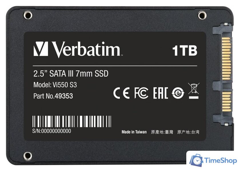 SSD Verbatim Vi550 S3 2TB 49354 - Изображение №2 — Интернет-магазин Time-Shop