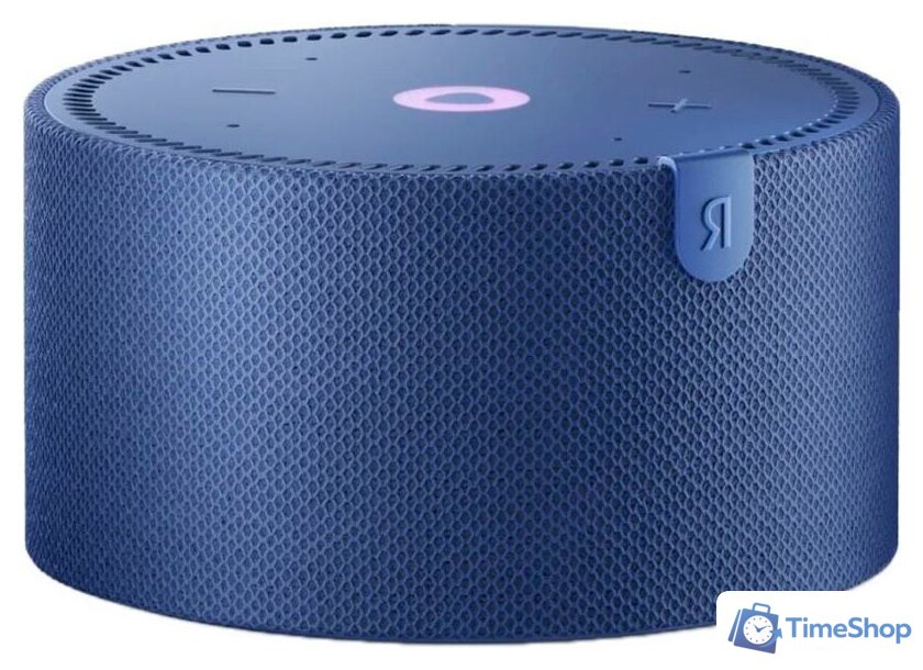 Умная колонка Яндекс Станция Мини 2 без часов (синий сапфир) - Изображение №1 — Интернет-магазин Time-Shop