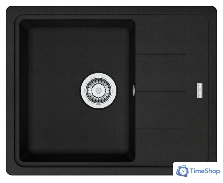 Кухонная мойка Franke Basis BFG 611-62 114.0676.305 (матовый черный) - Изображение №1 — Интернет-магазин Time-Shop