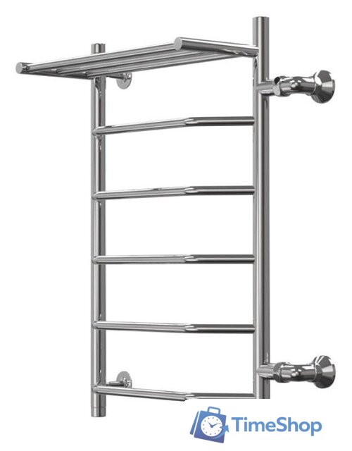 Полотенцесушитель Granula Трапеция, с полочкой боковое подключение правое 50х100 см - Изображение №1 — Интернет-магазин Time-Shop