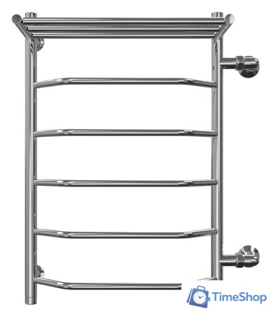 Полотенцесушитель Granula Трапеция, с полочкой боковое подключение правое 50х100 см - Изображение №2 — Интернет-магазин Time-Shop