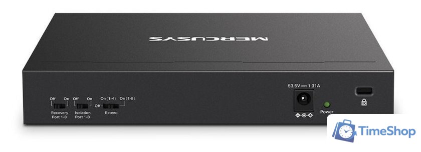 Неуправляемый коммутатор Mercusys MS110P - Изображение №3 — Интернет-магазин Time-Shop