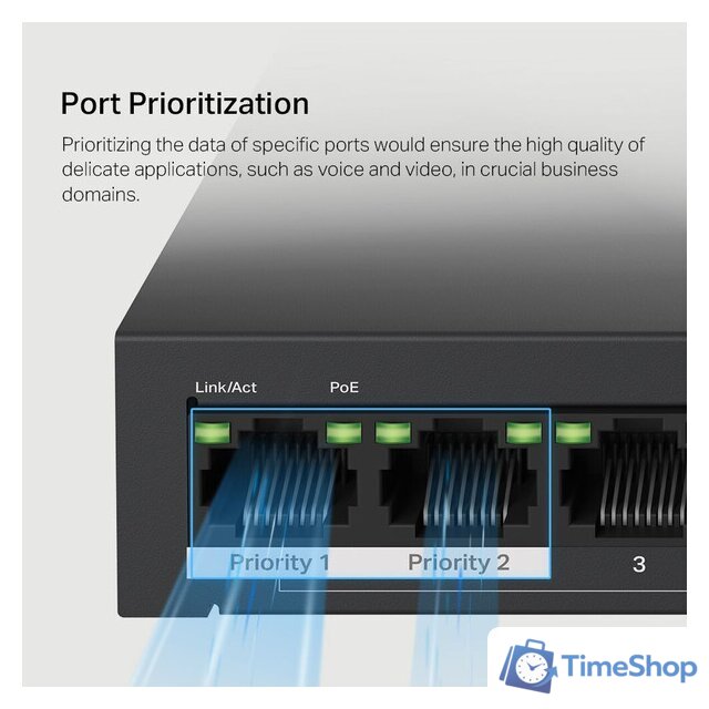 Неуправляемый коммутатор Mercusys MS110P - Изображение №8 — Интернет-магазин Time-Shop