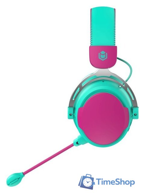 Наушники IO by Red Square Graphite 2 (бирюзовый/розовый) - Изображение №4 — Интернет-магазин Time-Shop