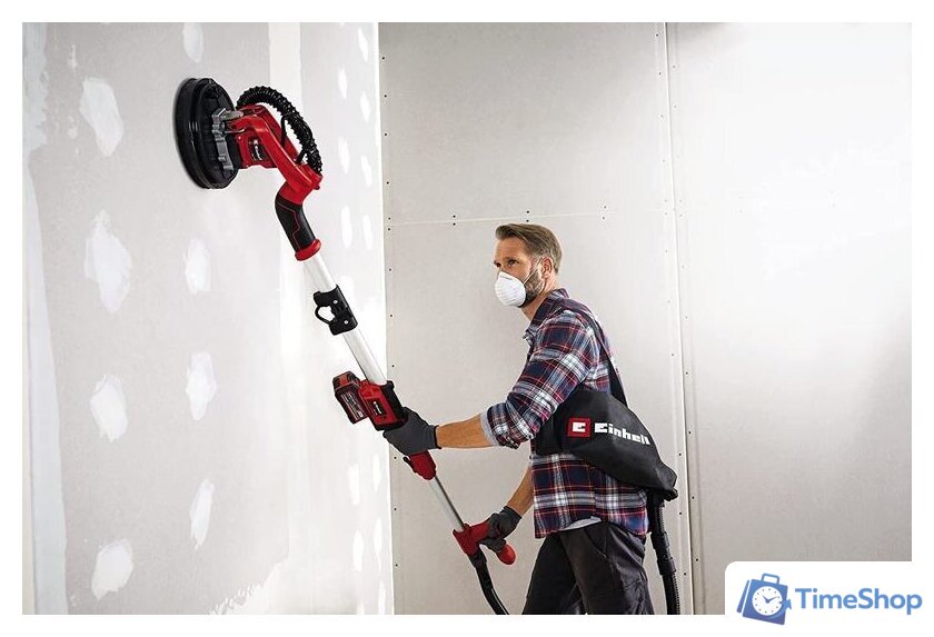 Шлифмашина для стен и потолков Einhell TE-DW 18/225 Li - Solo (без АКБ) - Изображение №8 — Интернет-магазин Time-Shop