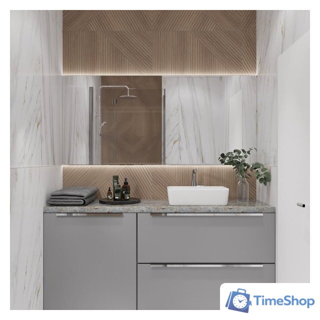 Умывальник Lauter 21674A + клапан 21190W + сифон 21635W (белый матовый) - Изображение №9 — Интернет-магазин Time-Shop