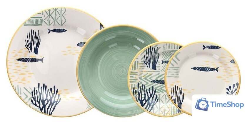 Набор тарелок Tognana Vela Antigua VEG70186015 (18 шт) - Изображение №1 — Интернет-магазин Time-Shop