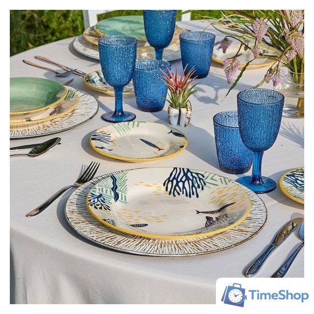 Набор тарелок Tognana Vela Antigua VEG70186015 (18 шт) - Изображение №3 — Интернет-магазин Time-Shop