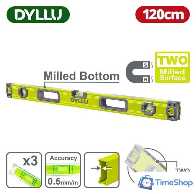 Уровень строительный Dyllu DTSL3G120 - Изображение №1 — Интернет-магазин Time-Shop