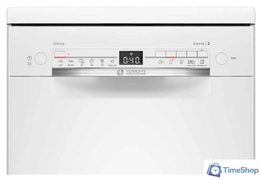 Отдельностоящая посудомоечная машина Bosch Serie 2 SPS2HKW58E - Изображение №2 — Интернет-магазин Time-Shop