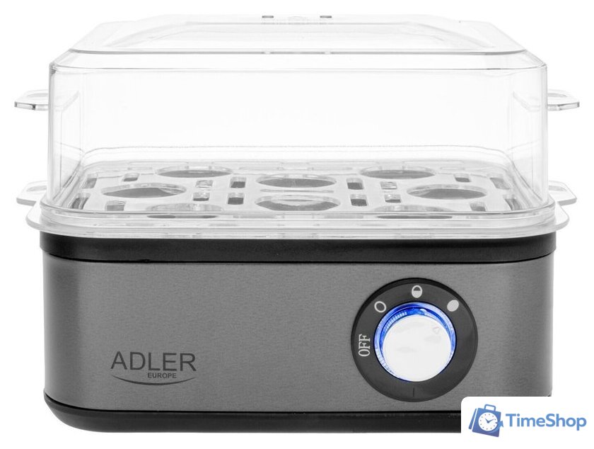Яйцеварка Adler AD 4486 Gun Metal - Изображение №2 — Интернет-магазин Time-Shop