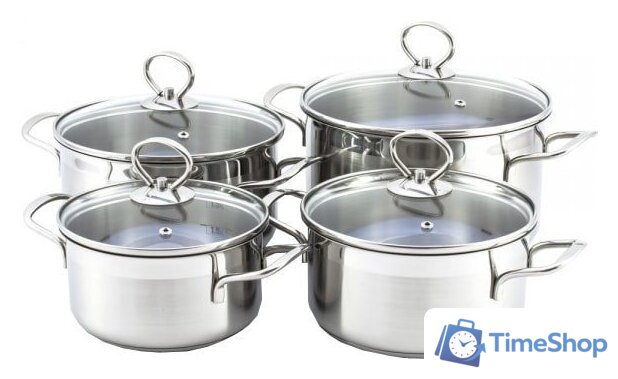 Набор кастрюль Кухар Крокус Классика КК1-004С - Изображение №1 — Интернет-магазин Time-Shop