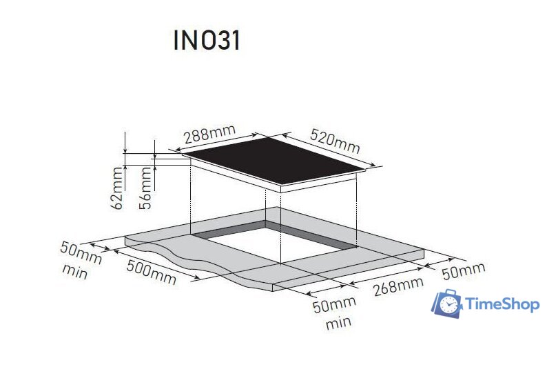 Варочная панель ZorG INO31 white - Изображение №7 — Интернет-магазин Time-Shop