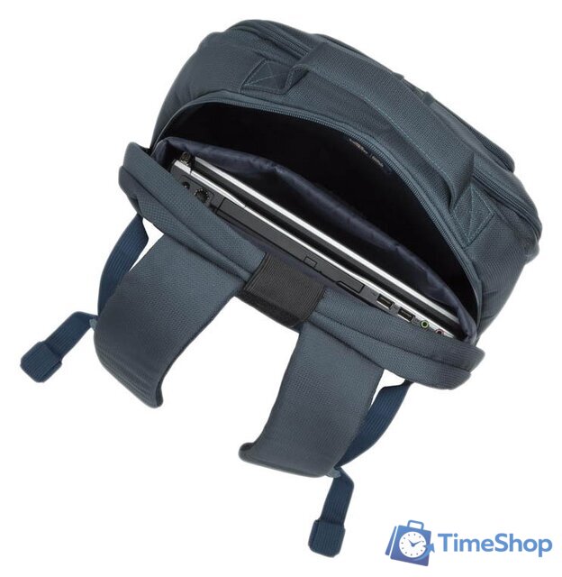 Городской рюкзак Rivacase 8460 Aquamarine - Изображение №4 — Интернет-магазин Time-Shop