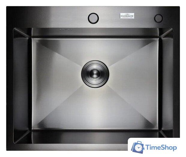 Кухонная мойка MARRBAXX B6050-R Decor B6050-DMR (графит) - Изображение №1 — Интернет-магазин Time-Shop