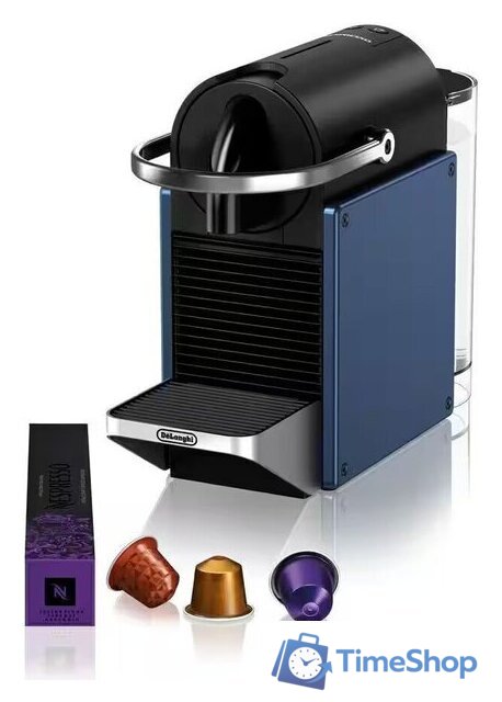 Капсульная кофеварка DeLonghi Pixie EN127.BL (Juniper Blue) - Изображение №3 — Интернет-магазин Time-Shop