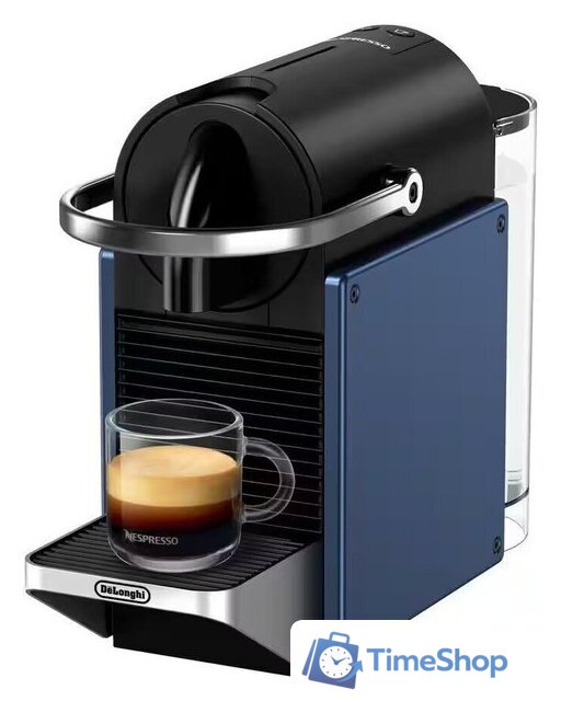 Капсульная кофеварка DeLonghi Pixie EN127.BL (Juniper Blue) - Изображение №1 — Интернет-магазин Time-Shop