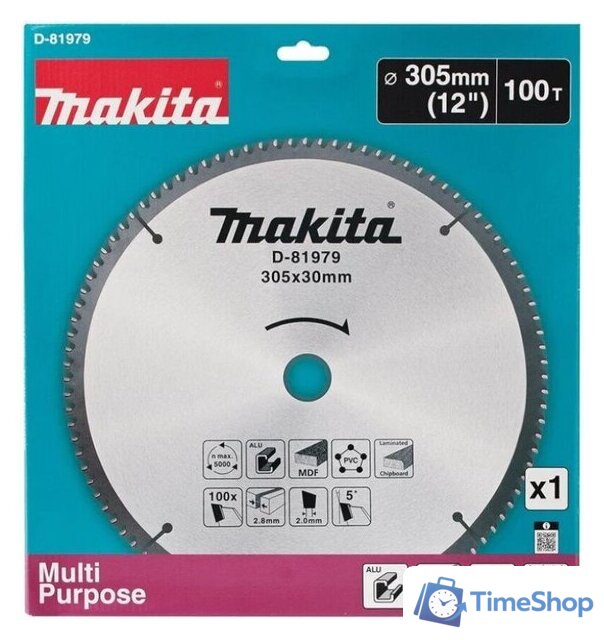 Пильный диск Makita D-81979 - Изображение №2 — Интернет-магазин Time-Shop