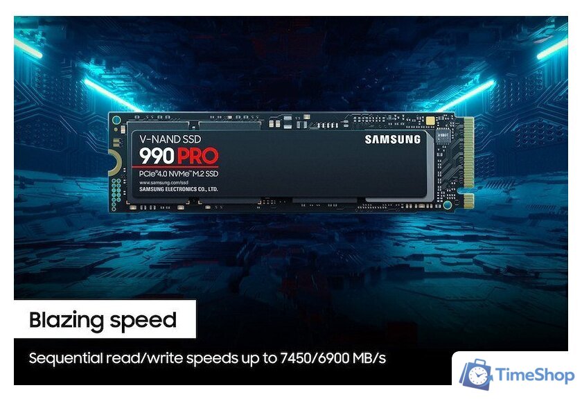 SSD Samsung 990 Pro 4TB MZ-V9P4T0BW - Изображение №7 — Интернет-магазин Time-Shop