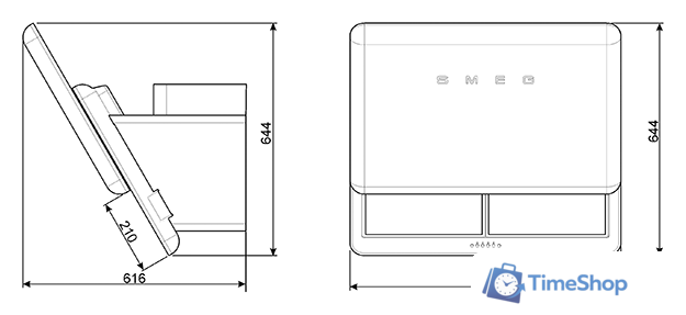 Кухонная вытяжка Smeg KFAB75RD - Изображение №6 — Интернет-магазин Time-Shop