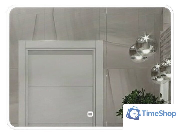  Алмаз-Люкс Зеркало с подсветкой и часами ЗП-65 80х60 - Изображение №1 — Интернет-магазин Time-Shop