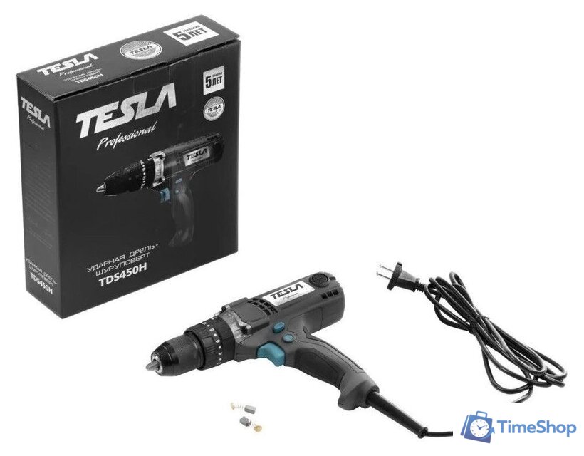 Ударная дрель-шуруповерт Tesla TDS450H 696687 - Изображение №1 — Интернет-магазин Time-Shop