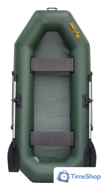 Гребная лодка Муссон S-262 (зеленый) - Изображение №1 — Интернет-магазин Time-Shop