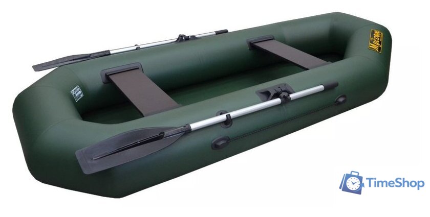 Гребная лодка Муссон S-262 (зеленый) - Изображение №6 — Интернет-магазин Time-Shop
