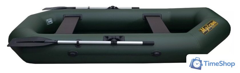 Гребная лодка Муссон S-262 (зеленый) - Изображение №5 — Интернет-магазин Time-Shop