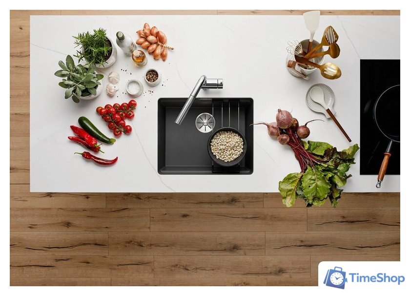 Кухонная мойка Blanco Etagon 500-U 527075 (мягкий белый) - Изображение №3 — Интернет-магазин Time-Shop