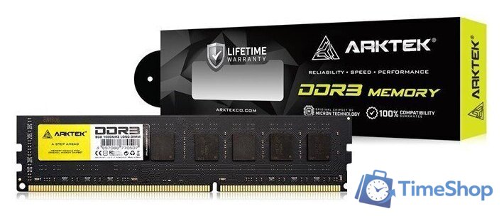 Оперативная память Arktek 8ГБ DDR3 1600 МГц AKD3S8P1600 - Изображение №6 — Интернет-магазин Time-Shop