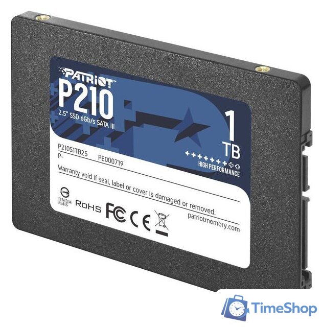 SSD Patriot P210 1TB P210S1TB25 - Изображение №2 — Интернет-магазин Time-Shop