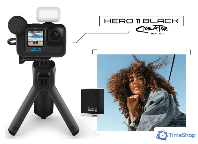 Экшен-камера GoPro HERO11 Black Creator Edition - Изображение №1 — Интернет-магазин Time-Shop