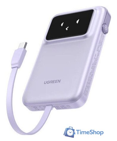 Внешний аккумулятор Ugreen PB511 10000mAh (сиреневый) - Изображение №1 — Интернет-магазин Time-Shop