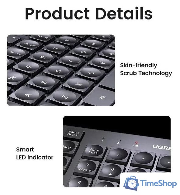 Клавиатура Ugreen KU004 - Изображение №6 — Интернет-магазин Time-Shop