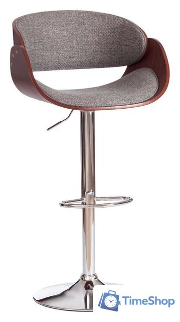 Стул TetChair Lando (серый/орех/хром) - Изображение №1 — Интернет-магазин Time-Shop