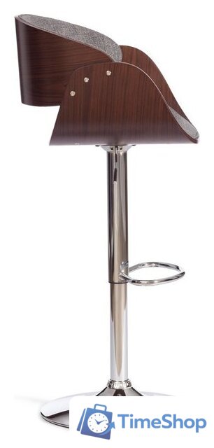 Стул TetChair Lando (серый/орех/хром) - Изображение №3 — Интернет-магазин Time-Shop