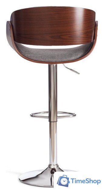 Стул TetChair Lando (серый/орех/хром) - Изображение №5 — Интернет-магазин Time-Shop