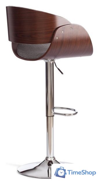 Стул TetChair Lando (серый/орех/хром) - Изображение №4 — Интернет-магазин Time-Shop