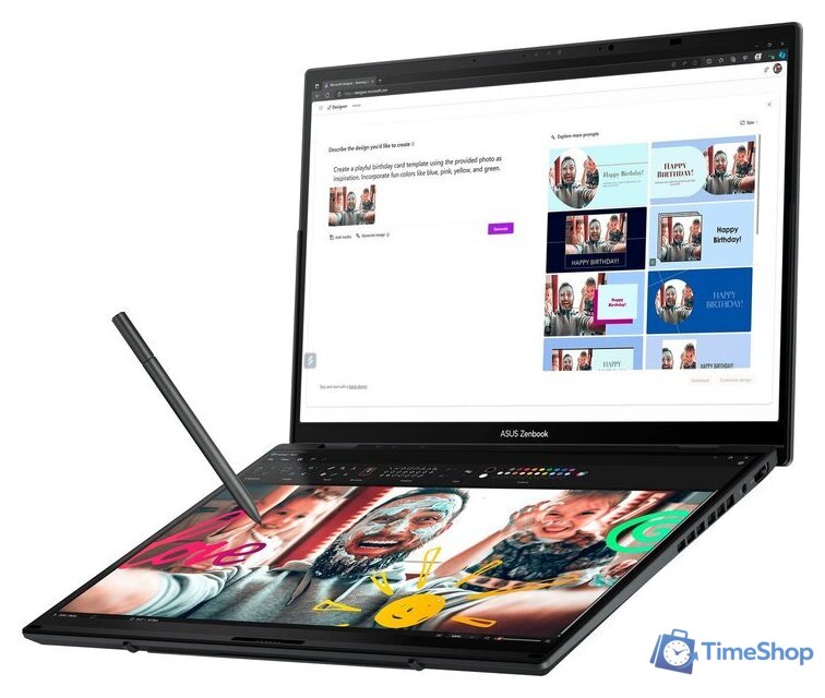 Рабочая станция ASUS Zenbook 14 Duo OLED UX8406CA-PZ267X - Изображение №7 — Интернет-магазин Time-Shop